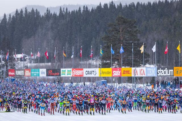 Vasalopp-starten 2023. (Foto: Vasaloppet)