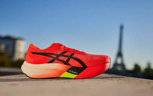 I anledning sommerens OL i Paris kommer nå Asics Metaspeed i sin tredje versjon. (Alle foto: Asics)