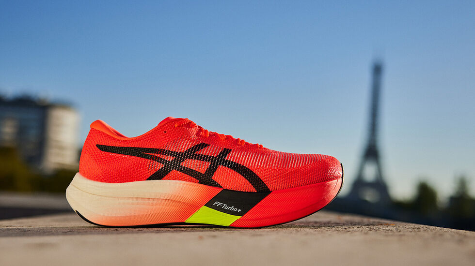 I anledning sommerens OL i Paris kommer nå Asics Metaspeed i sin tredje versjon. (Alle foto: Asics)