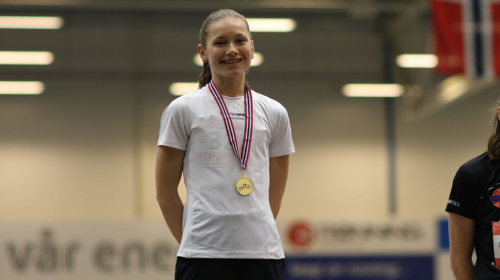Marte Hovland vant både det felles heatet for alle jenteklassene fra 17 til 22 år, og sin egen klasse U20. (Foto: Dag Egil Eliassen)