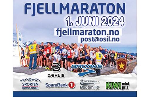 Fjellmaraton Beitostølen, 1. juni 2024