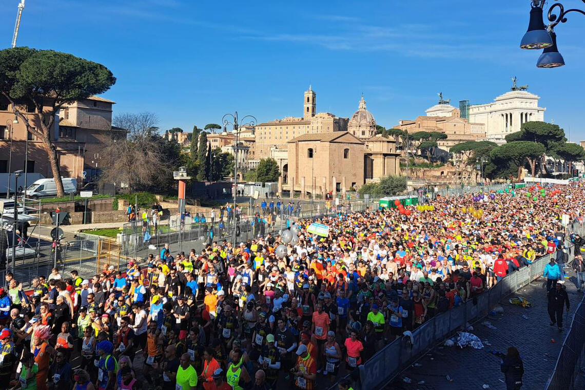 Roma maraton 2024. (Foto: Run Rome Marathon på Facebook)