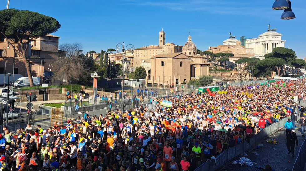 Roma maraton 2024. (Foto: Run Rome Marathon på Facebook)