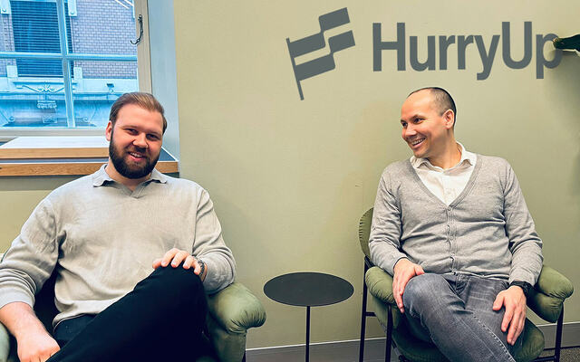 Eirik Fjellaksel, daglig leder i digitalbyrået Good Morning, tente på ideén til utvikler i samme selskap, Marius Ylven Westgaard. Nå har de sammen bygget tjenesten HurryUp.