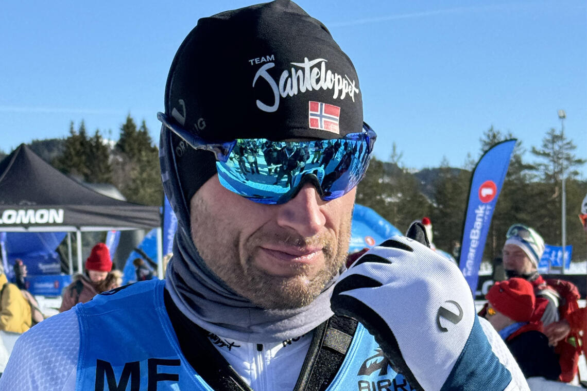 Petter Northug gikk inn til 9. plass i Flyktningerennet. Her fra Birken helgen før (Foto: Finn Olsen)