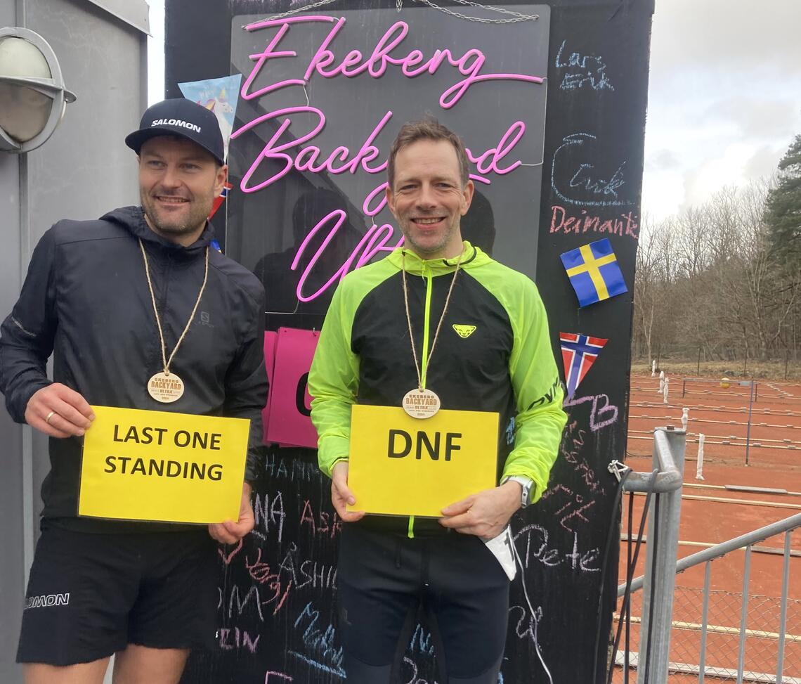 Last One Eivind Svellingen og siste utfordrer Harald Bjerke (Foto: Jon Asphjell)