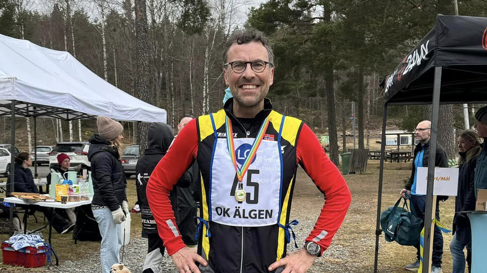 Svein-Erik Bakke med medalje