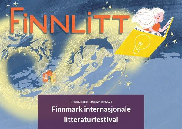 Plakat for Finnmark internasjonale litteraturfestival