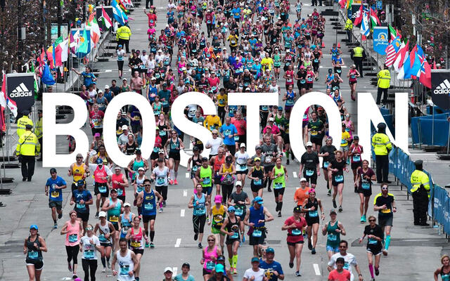 Det er klart for en ny utgave av Boston Maraton. (Foto: Arrangøren / Bruce Wodder - Redigert av Tom-Arild Hansen/Kondis)