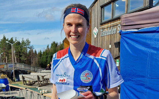 Andrine Benjaminsen, Lillomarka. (Foto: Stein Arne Negård)