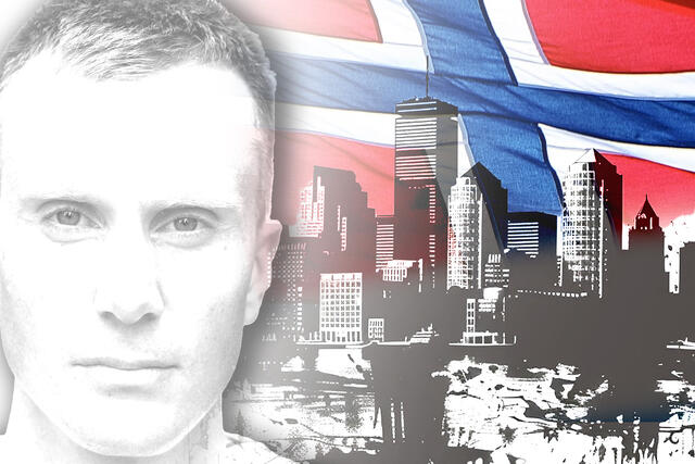 Sondre Nordstad Moen var en av mange norske løpere i Boston. (Foto av Sondre: Arne Dag Myking. Illustrasjon: Tom-Arild Hansen)