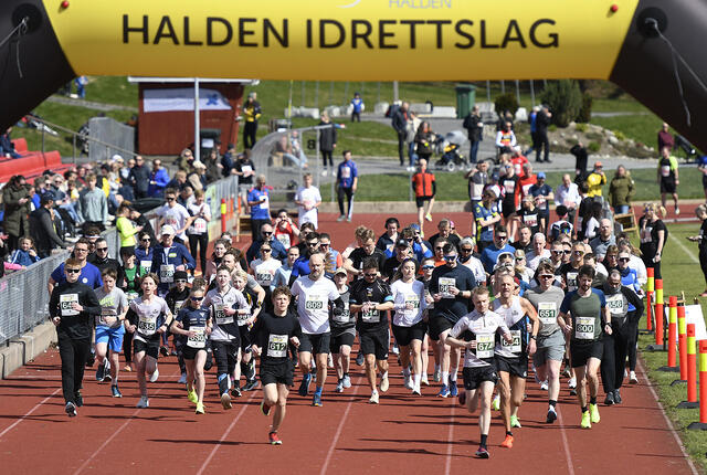 Halden Byløp arrangeres i år søndag 6. mai. (Foto: Bjørn Johannessen)