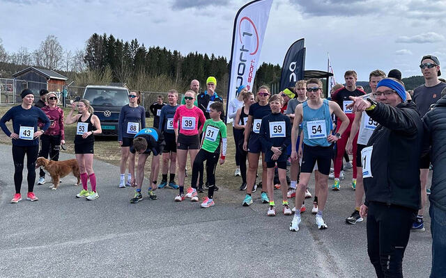 Det nærmer seg start for årets første løp. (Foto: Arrangøren)