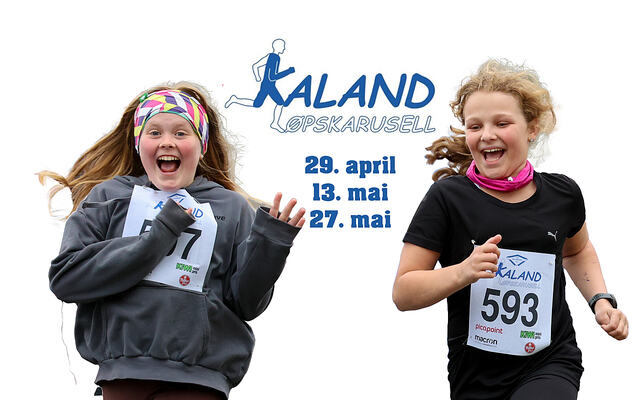 Det blir både barneløp og 3, 5 og 10 km i Kaland Løpskarusell. (Foto/montasje: Arne Dag Myking)