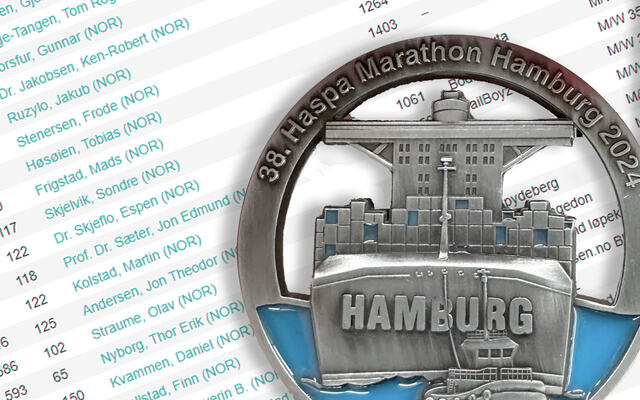 Det var mange norske løpere på plass i Hamburg i helgen. (Illustrasjon: Tom-Arild Hansen)