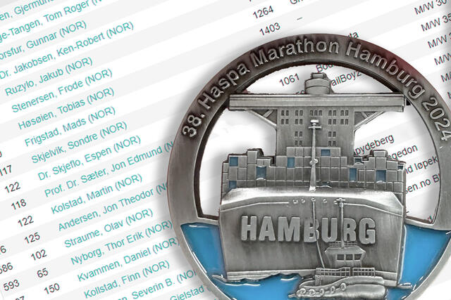 Det var mange norske løpere på plass i Hamburg i helgen. (Illustrasjon: Tom-Arild Hansen)