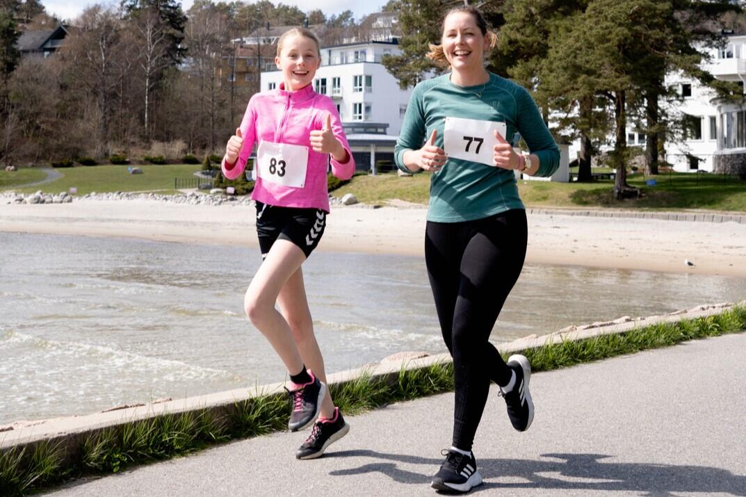 Fevik halvmaraton har også et 5 km, som går i smukke omgivelser