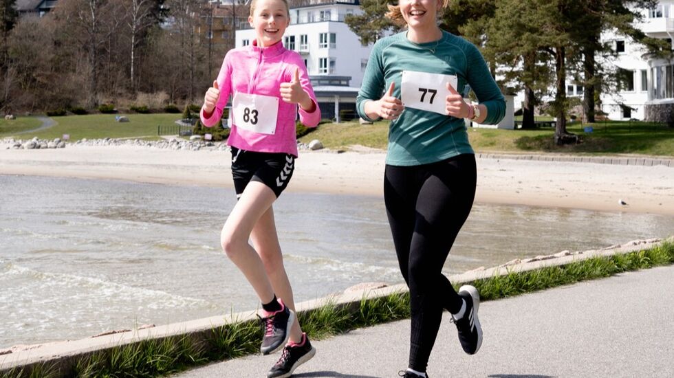 Fevik halvmaraton har også et 5 km, som går i smukke omgivelser