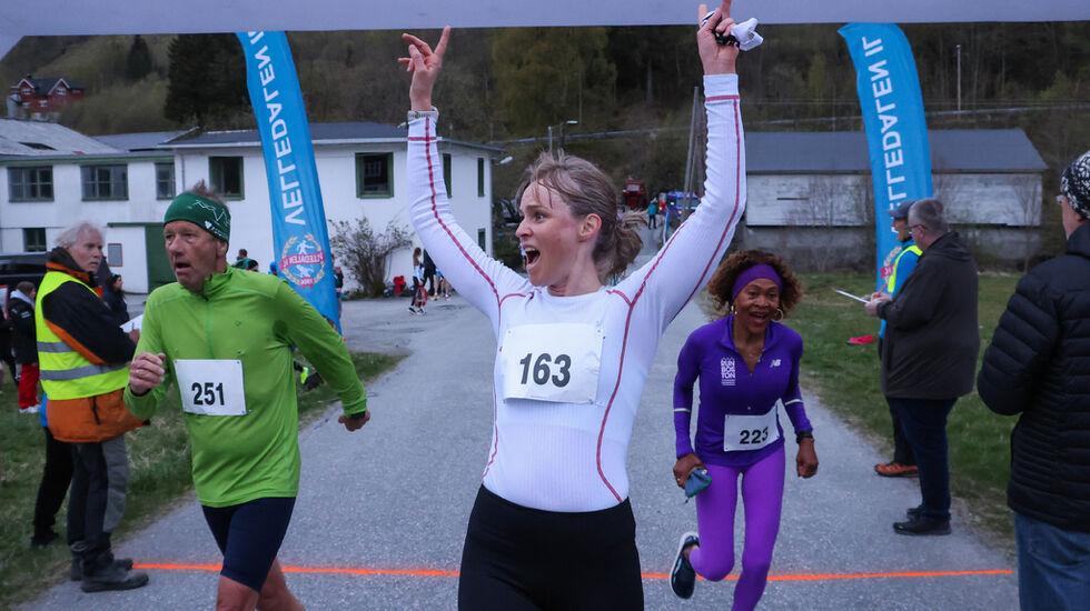 Yes! Helse i kvar meter!  Konradløpet 2024. Foto: Martin Hauge-Nilsen