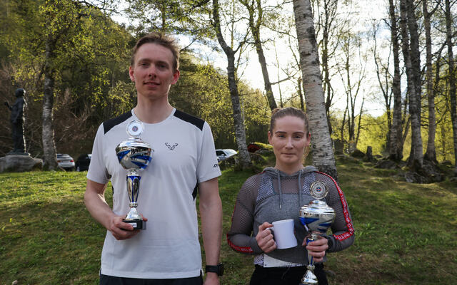 Robert Vasset og Malin Berge. Foto: Martin Hauge-Nilsen