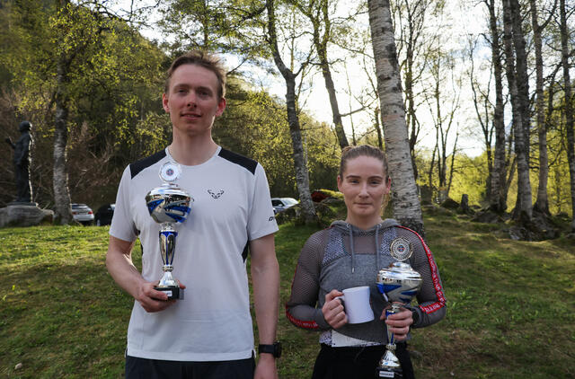 Robert Vasset og Malin Berge. Foto: Martin Hauge-Nilsen