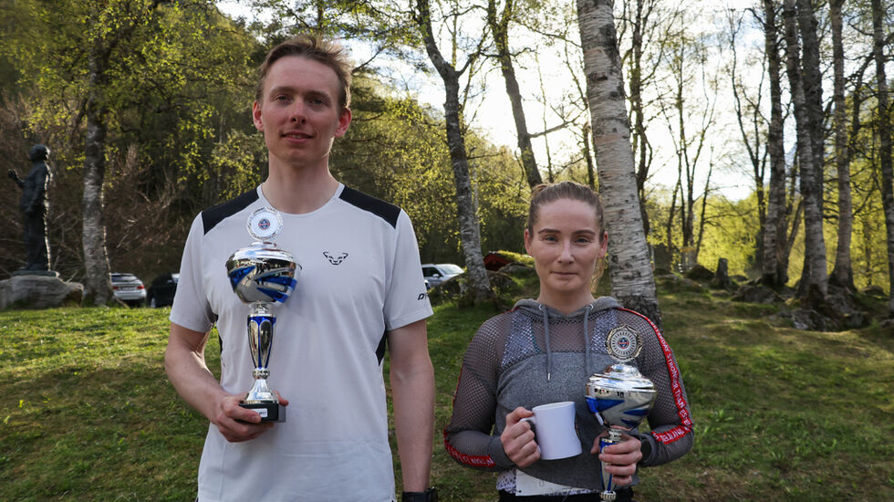 Robert Vasset og Malin Berge. Foto: Martin Hauge-Nilsen