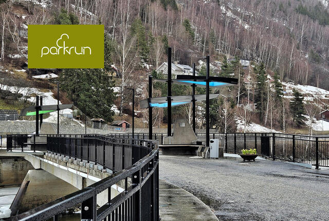 Loftsgardsbrua Parkrun på Otta blir den åttende plassen i Norge der det arrangeres parkrun. (Foto: arrangøren)