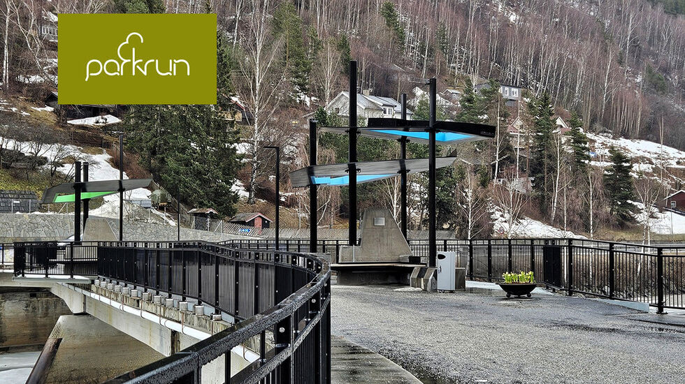 Loftsgardsbrua Parkrun på Otta blir den åttende plassen i Norge der det arrangeres parkrun. (Foto: arrangøren)