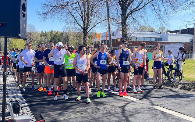291 fullførende deltakere på tid på 5 km var en god økning fra i fjor. (Foto: Løpskonsult)