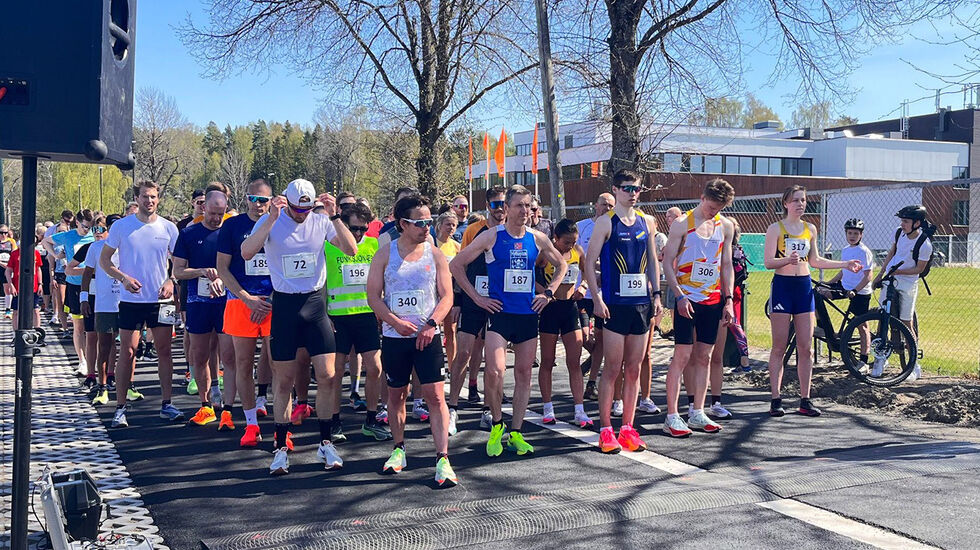 291 fullførende deltakere på tid på 5 km var en god økning fra i fjor. (Foto: Løpskonsult)