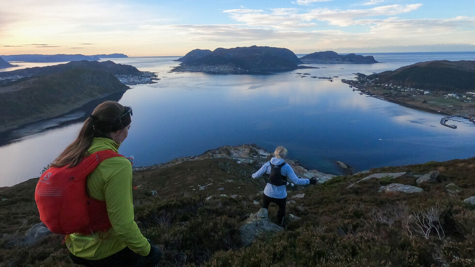 Stiløping Leinehornet i Herøy. (Foto: Martin Hauge-Nilsen)