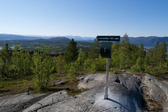 Dette er et utsiktsbilde fra Losvarkollen