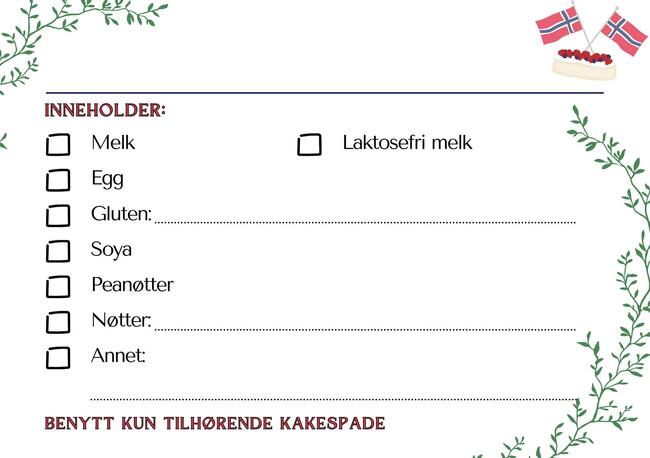 bilde av kakekort