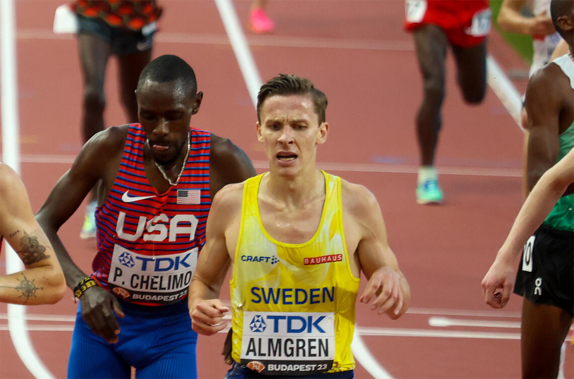 Andreas Almgren slo både fire norske løpere og en så merittert kar som amerikanske Paul Chelimo på kveldens 5000 m. (Arkivfoto: Arne Dag Myking) 