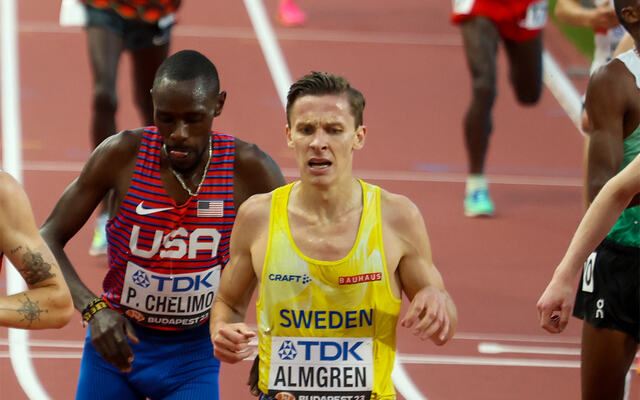 Andreas Almgren slo både fire norske løpere og en så merittert kar som amerikanske Paul Chelimo på kveldens 5000 m. (Arkivfoto: Arne Dag Myking)