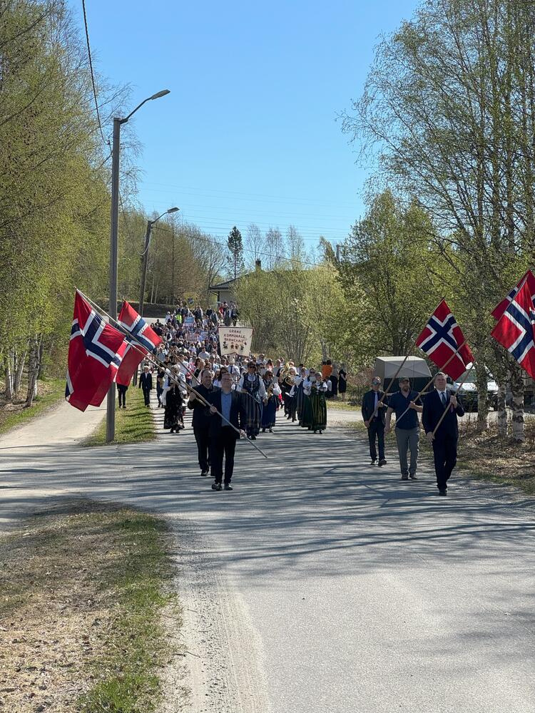 Bilde fra 17.mai toget 2024