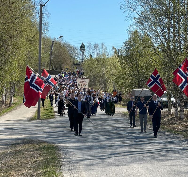 Bilde fra 17.mai toget 2024