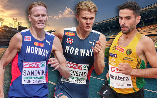 Fredrik Sandvik, Tobias Grønstad og Jacob Boutera var i aksjon i utlandet denne helgen. (Foto: Arne Dag Myking / fotomontasje: Tom-Arild Hansen)