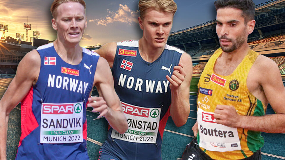 Fredrik Sandvik, Tobias Grønstad og Jacob Boutera var i aksjon i utlandet denne helgen. (Foto: Arne Dag Myking / fotomontasje: Tom-Arild Hansen)