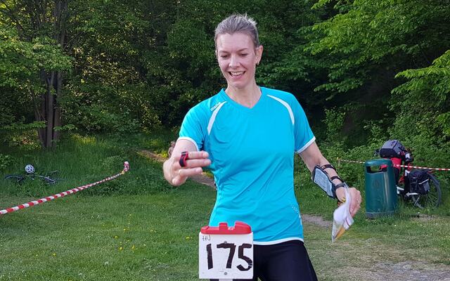 Nikoline Ekeberg Schjerve mot mål. (Arkivfoto: Stein Arne Negård)