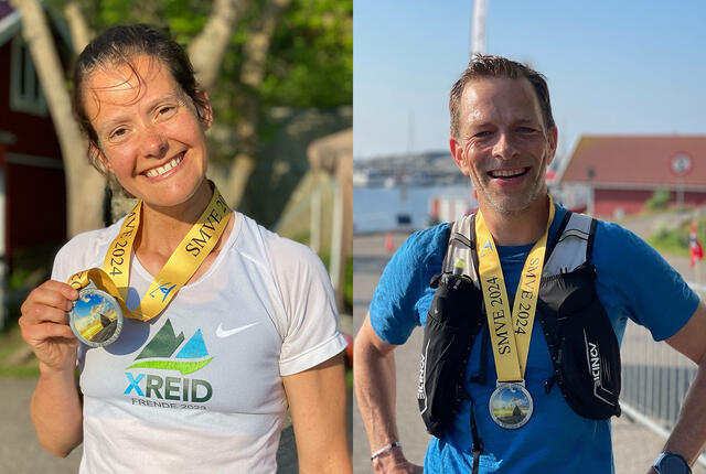 Kristin Solbakken ble totalvinner ipå 100 miles, mens Harald Bjerke vant herreklassen. (Foto: arrangøren)