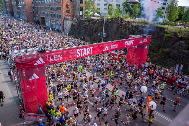 Stockholm maraton. (Foto: Stockholm maraton)