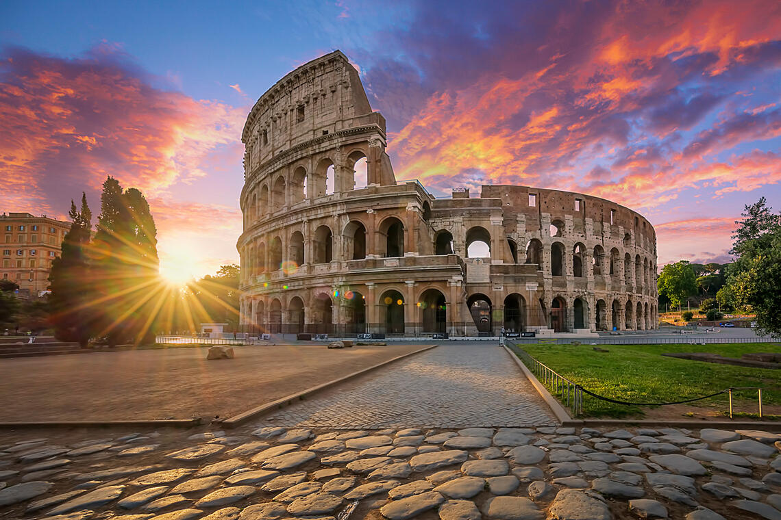 Colosseum var selve kjernen i Romerriket, det var et symbol på erobring og dominans, og skulle fortelle at livet er en kamp. (Foto: iStock/Frederic Prochasson)