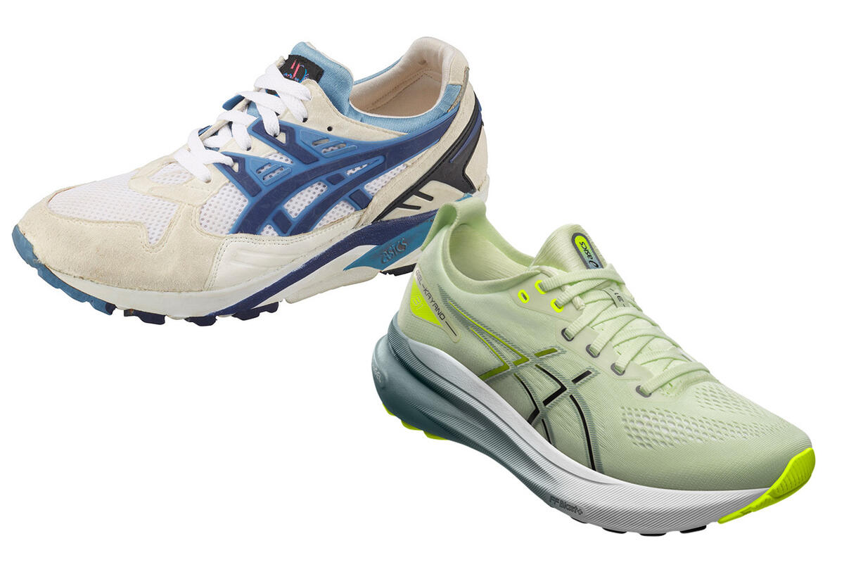 Fra Asics Gel-Kayano 1 til Gel-Kayano 31. (Alle foto: Asics)