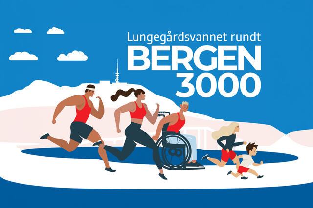 Bergen3000 arrangeres lørdag 8. juni, og påmeldingen nærmer seg 1000.