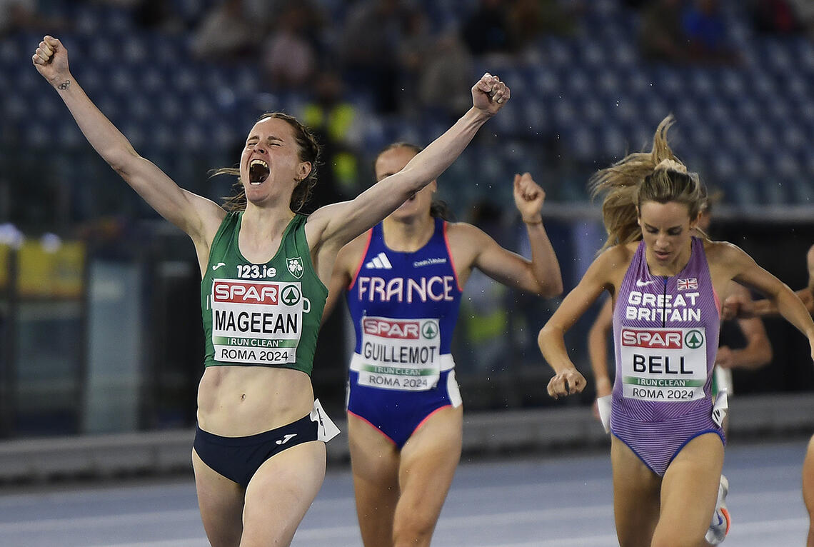 Det var en drøm som gikk i oppfyllelse for Ciara Mageean da hun tok EM-tittelen på 1500 meter. (Alle foto: Bjørn Johannessen)