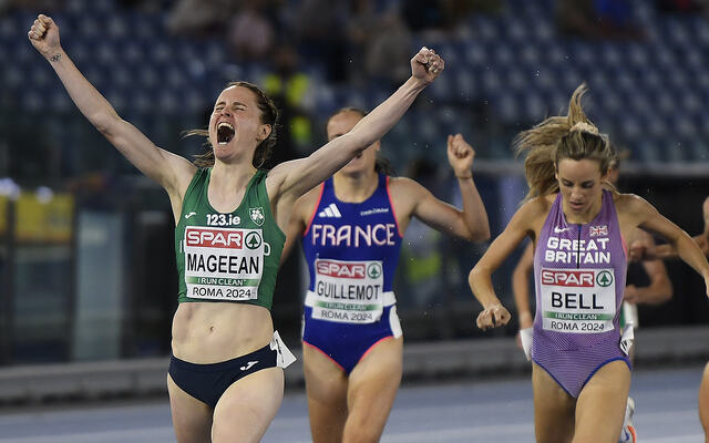 Det var en drøm som gikk i oppfyllelse for Ciara Mageean da hun tok EM-tittelen på 1500 meter. (Alle foto: Bjørn Johannessen)