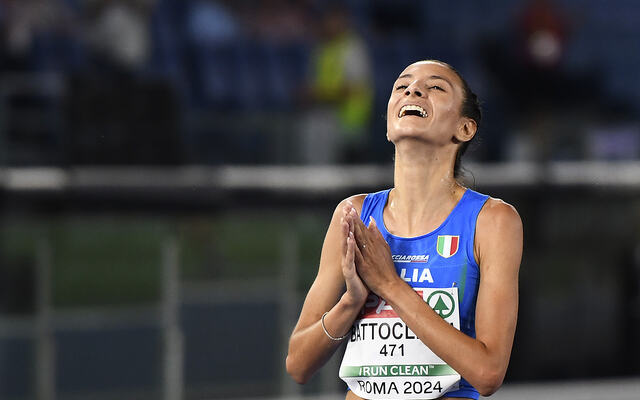 Den italienske favoritten Nadia Battocletti har vist at formen er supergod under dette mesterskapet. Hun har nå vunnet både 5000 og 10000 meter. (Alle foto: Bjørn Johannessen)