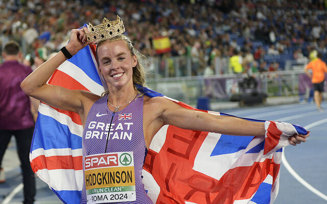 Britiske Keely Hodgkinson har vært den ukronede dronningen på 800 meter for kvinner de siste årene. Likevel er det kanskje litt tidlig å sette kronen på hodet. Det kommer nemlig et OL senere i sommer. (Alle foto: Bjørn Johannessen)