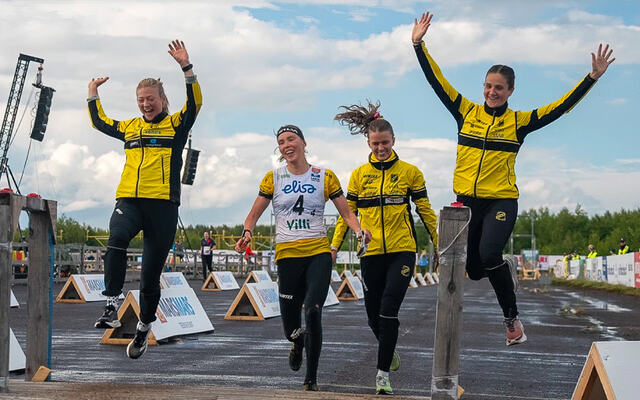 Svenske Stora Tuna vant. (Foto: Svensk orientering / Hugo Mattsson)